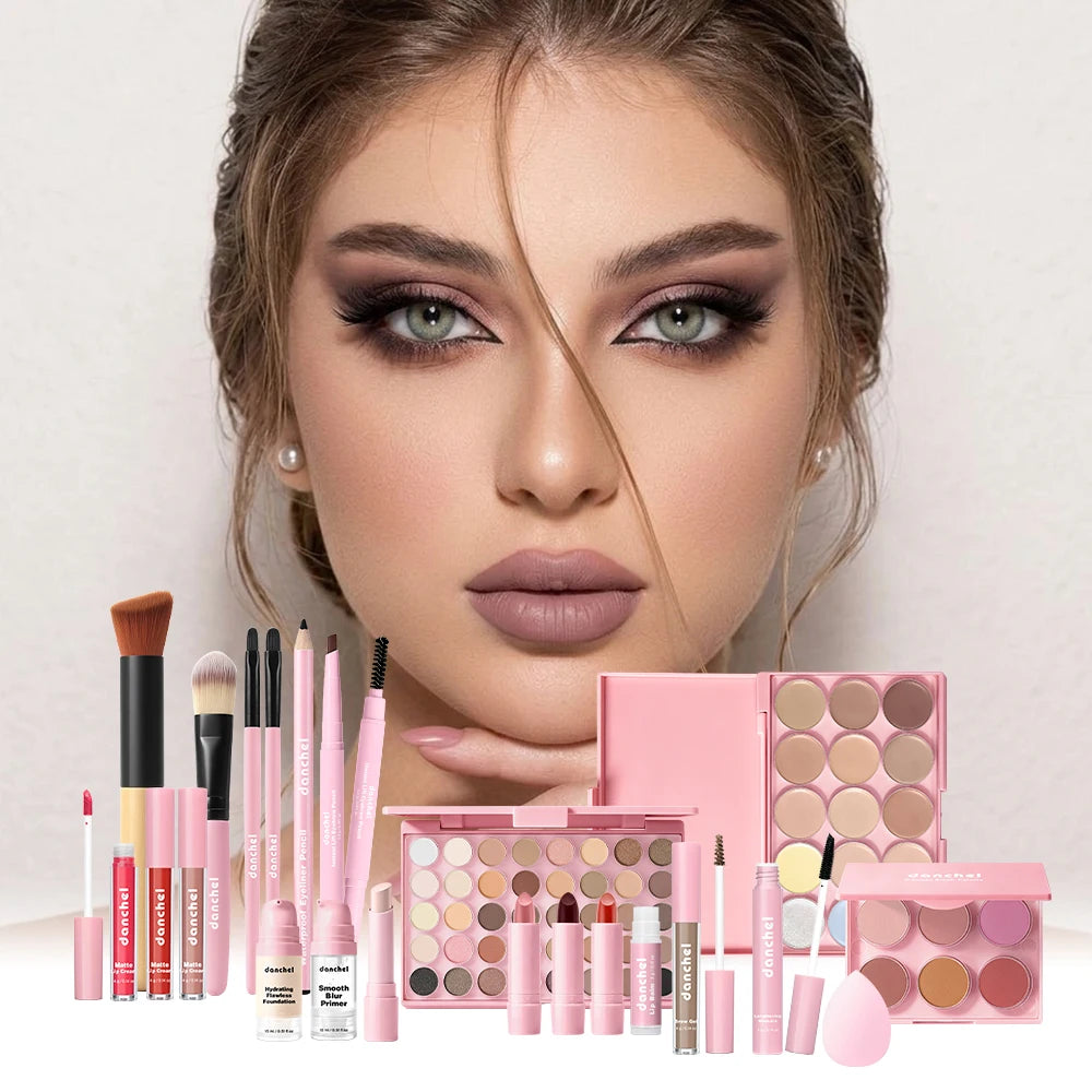 All-in-One Full Face Makeup Cosmetic Kit for Beginners - 7