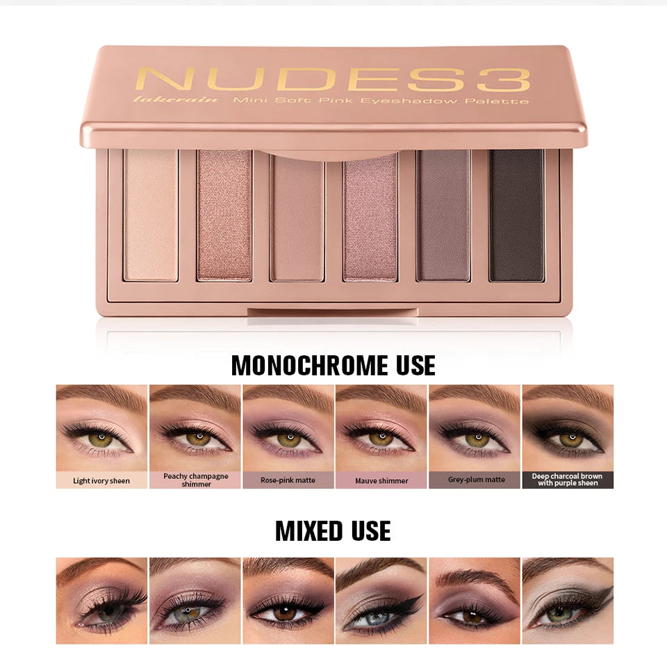 Mini Soft Pink Eyeshadow Palette