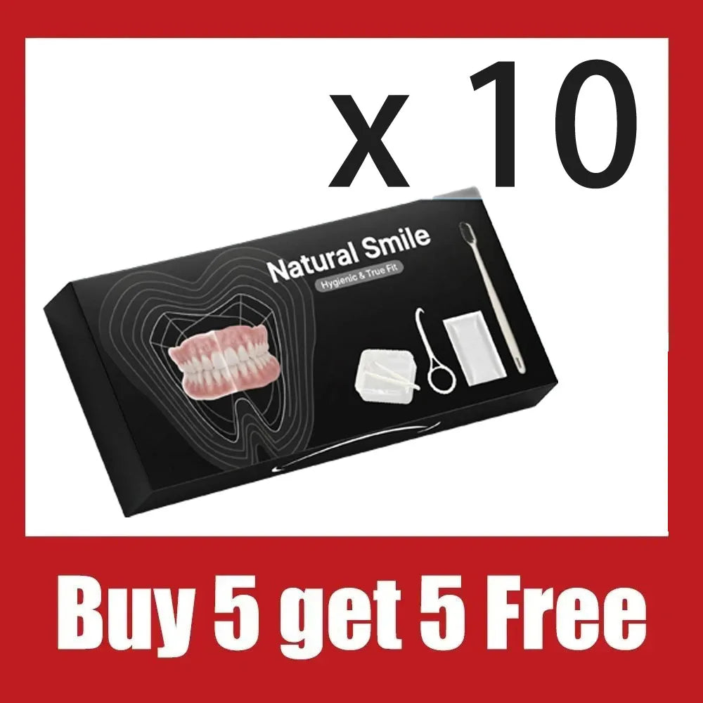 Comfortable Silicone Cosmetic Teeth Set for Instant Smile Transformation