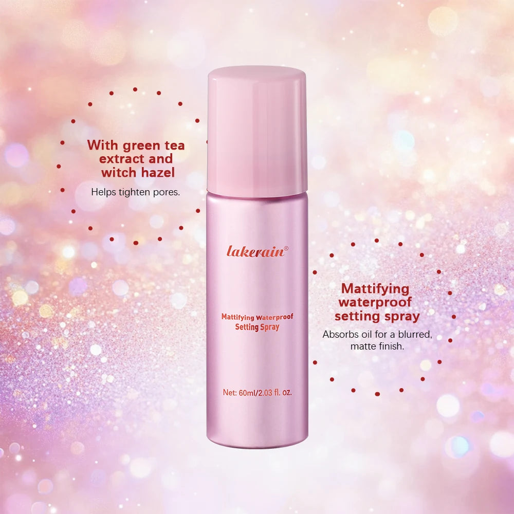 Long-Lasting Waterproof Matte Makeup Setting Spray