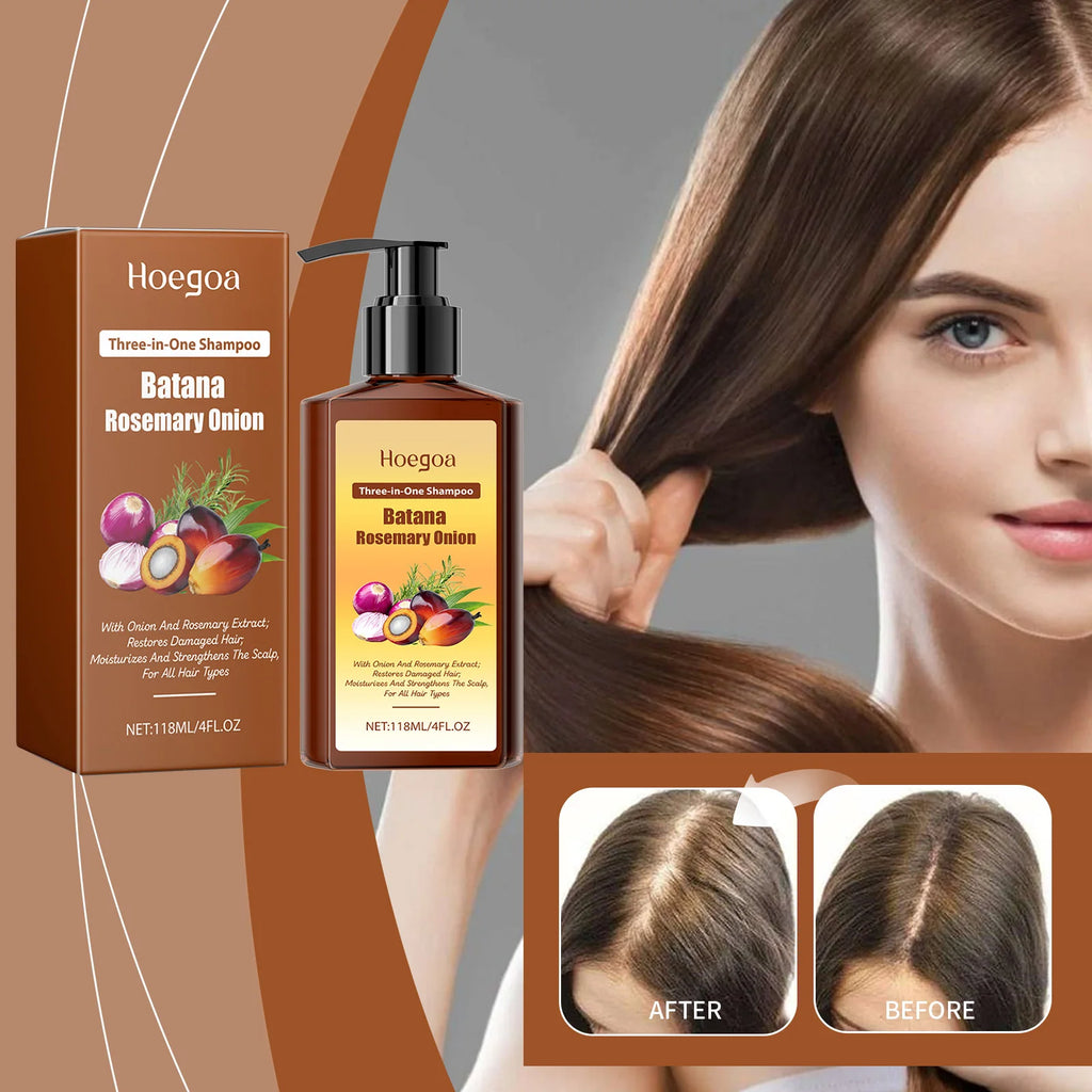 Strengthening Hair Growth Shampoo for Damaged and Frizzy Hair
