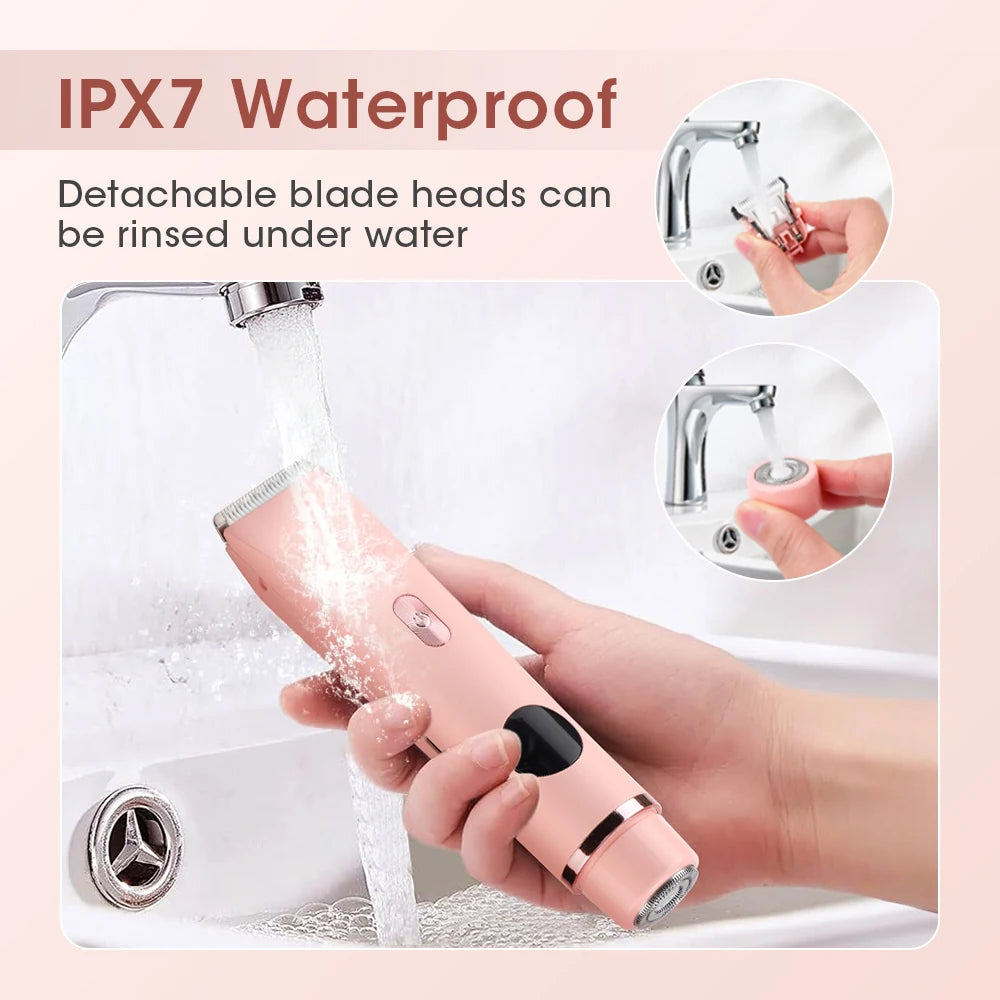 Waterproof Cordless Electric Shaver for Women - 11