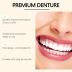 Temporary Silicone Cosmetic Dentures for Missing Teeth