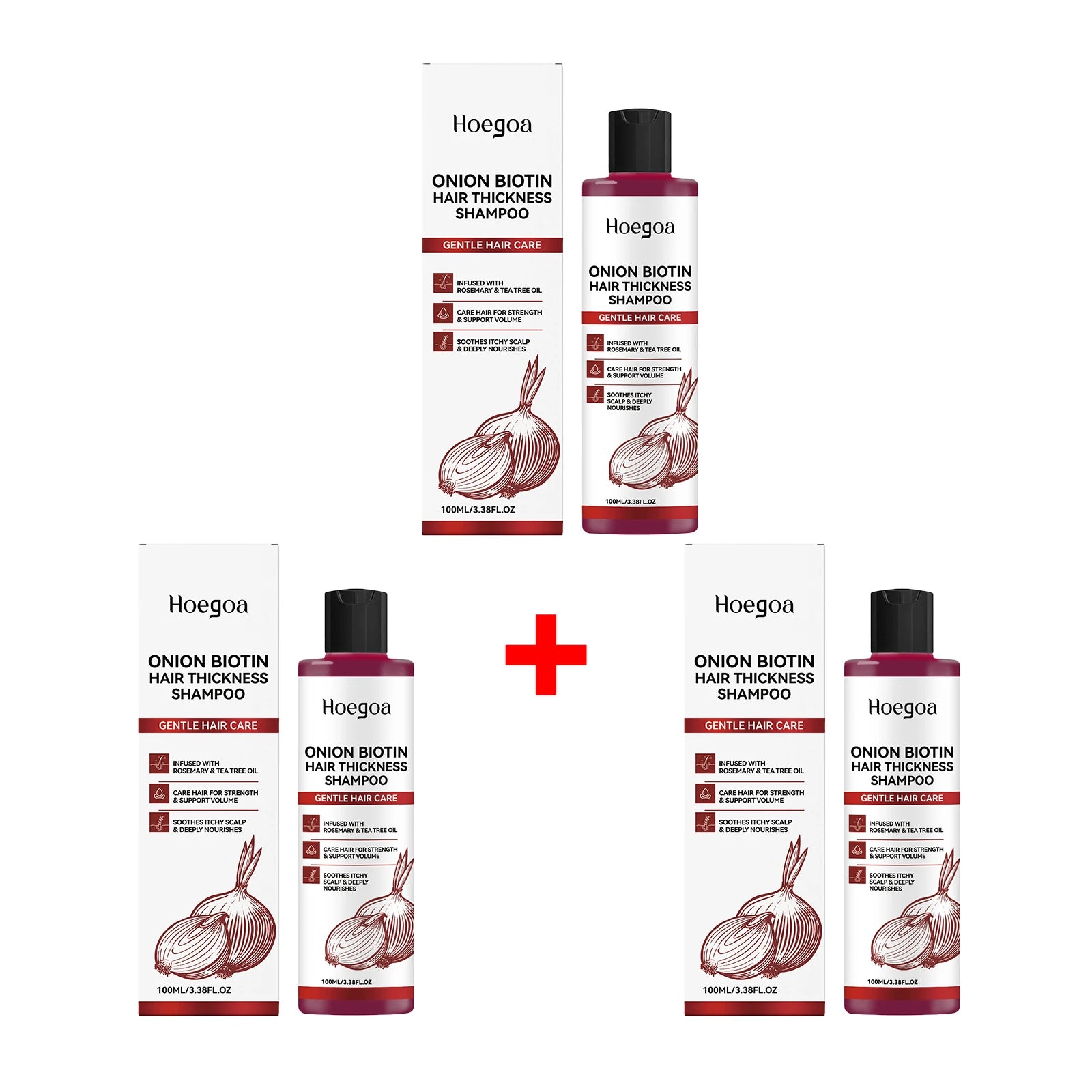 Onion Biotin Volumizing Shampoo for Hair Growth and Scalp Health - 17