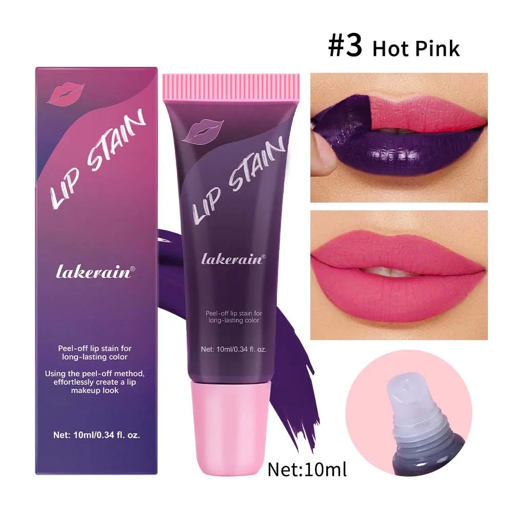 Waterproof Peel-Off Matte Lip Stain Tint - 21