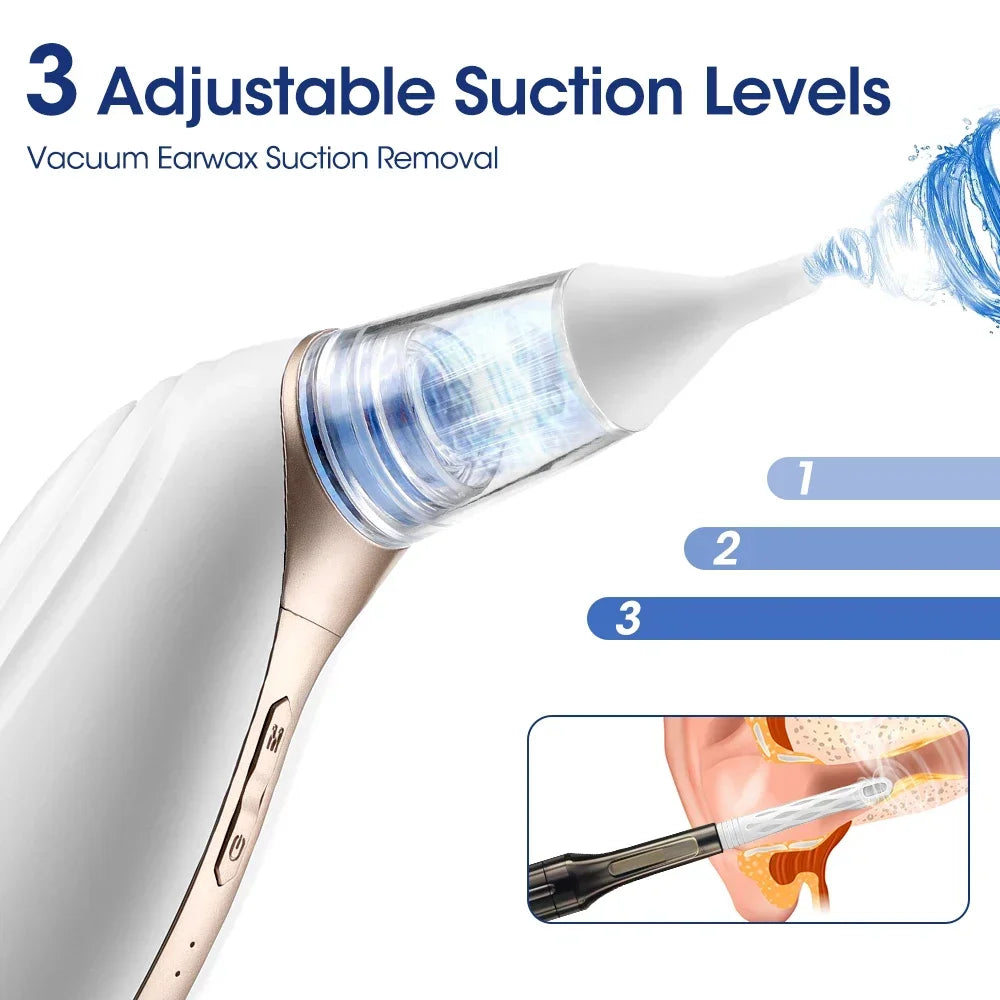 Intelligent Electric Vacuum Earwax Removal Tool