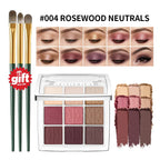 9-Color Beginner Friendly Eyeshadow Palette with Brush