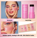 Cooling Water Jelly Blush Stick for Lips and Cheeks