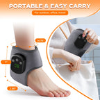 Heated Ankle Massage Wrap with Vibration for Pain Relief