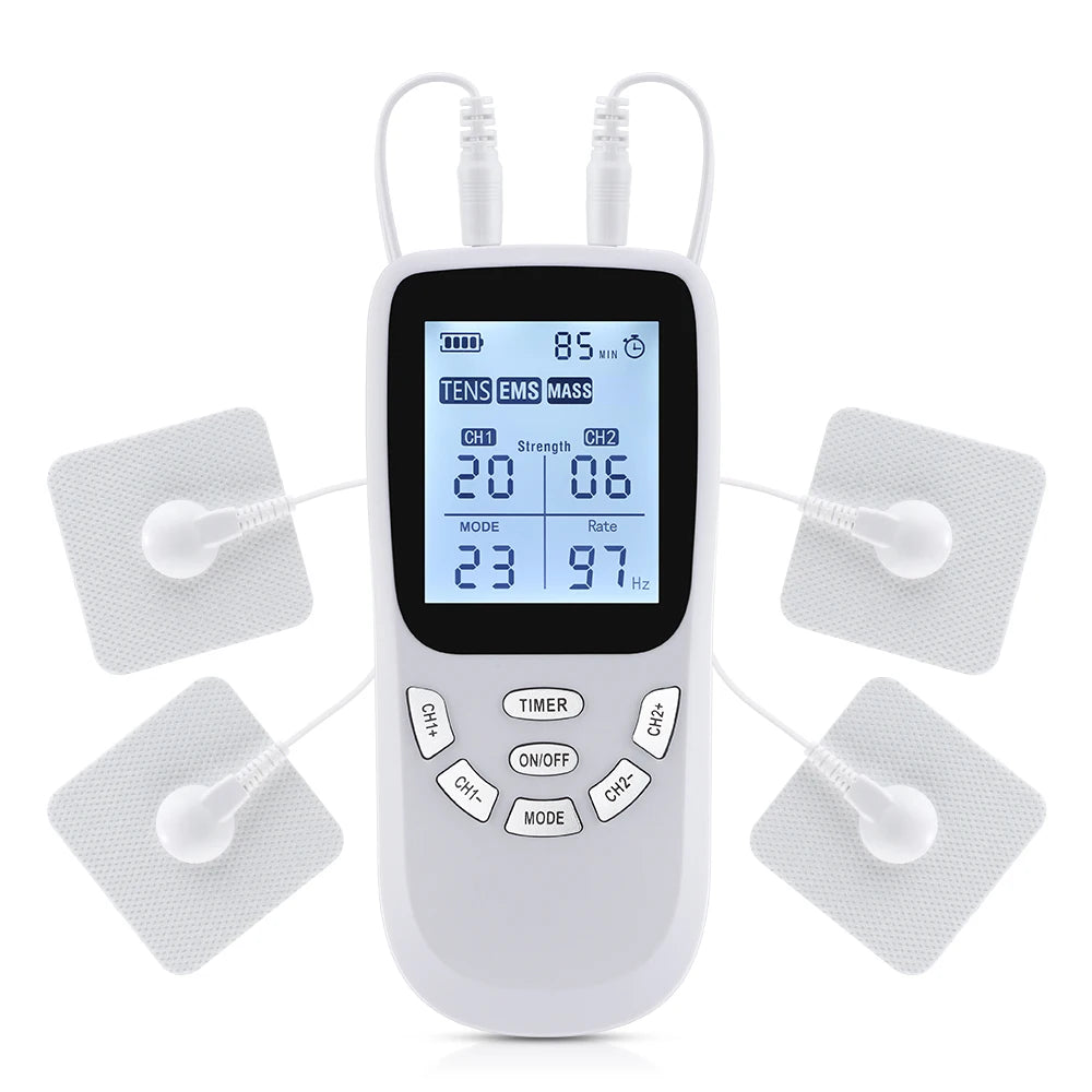 36-Mode Rechargeable TENS & EMS Muscle Stimulator Massager