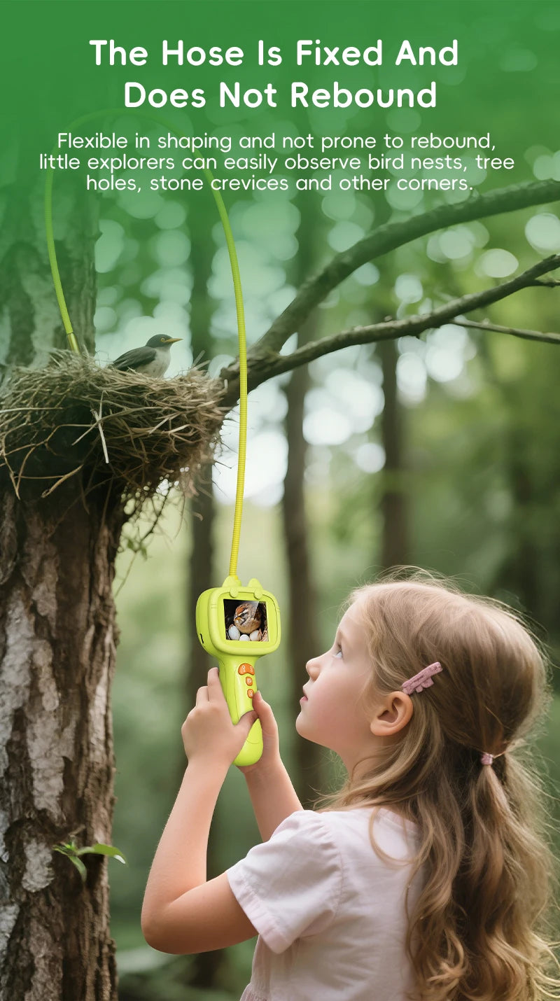 HD Digital Borescope Inspection Camera for Kids Nature Exploration - 11