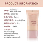 Long-Lasting Waterproof Matte Liquid Foundation