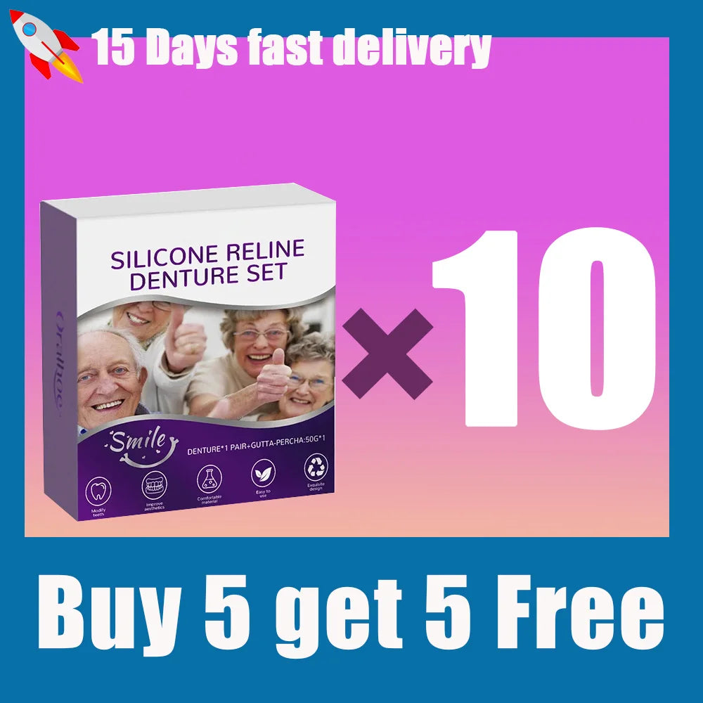 Silicone Denture Reline and Comfort Fit Set