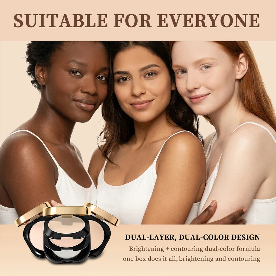 Double Layer Matte Setting Powder for Long-Lasting Oil Control