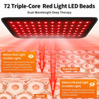 Red and Infrared Light Therapy Belt for Body Pain Relief