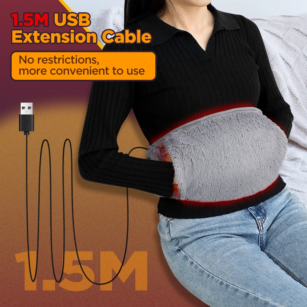 Electric Heated Waist and Abdomen Warming Belt