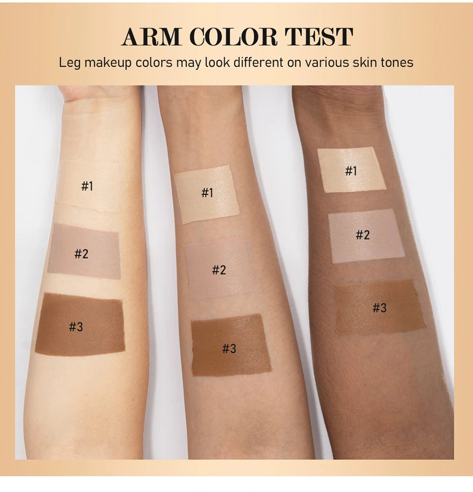 Waterproof Body Foundation for Flawless Legs and Skin