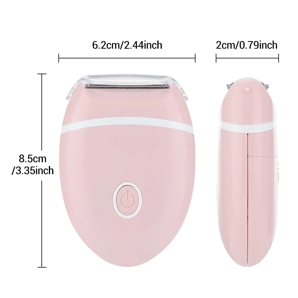 Compact 3-in-1 Electric Shaver for Women