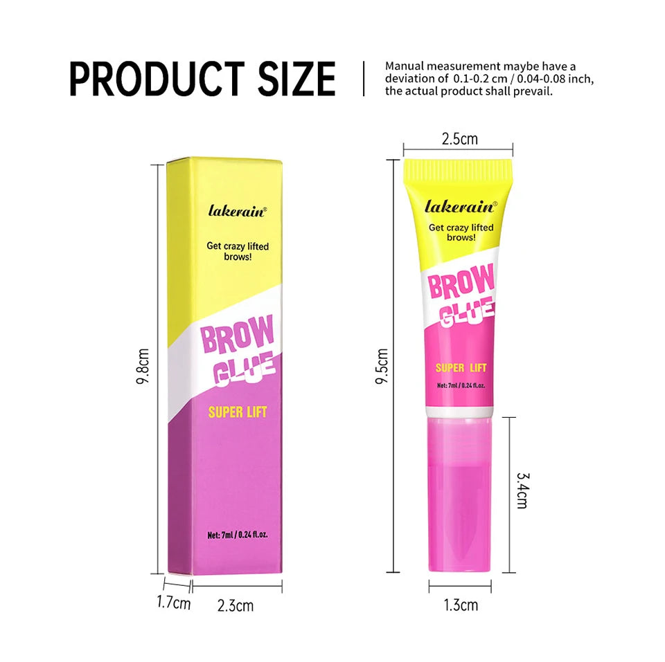 Long-Lasting Brow Lamination Styling Glue with Precision Comb - 18