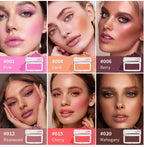 Matte Embossed Pigmented Face Blush Palette
