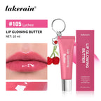 Moisturizing Lip Glowing Butter Gloss with Keychain