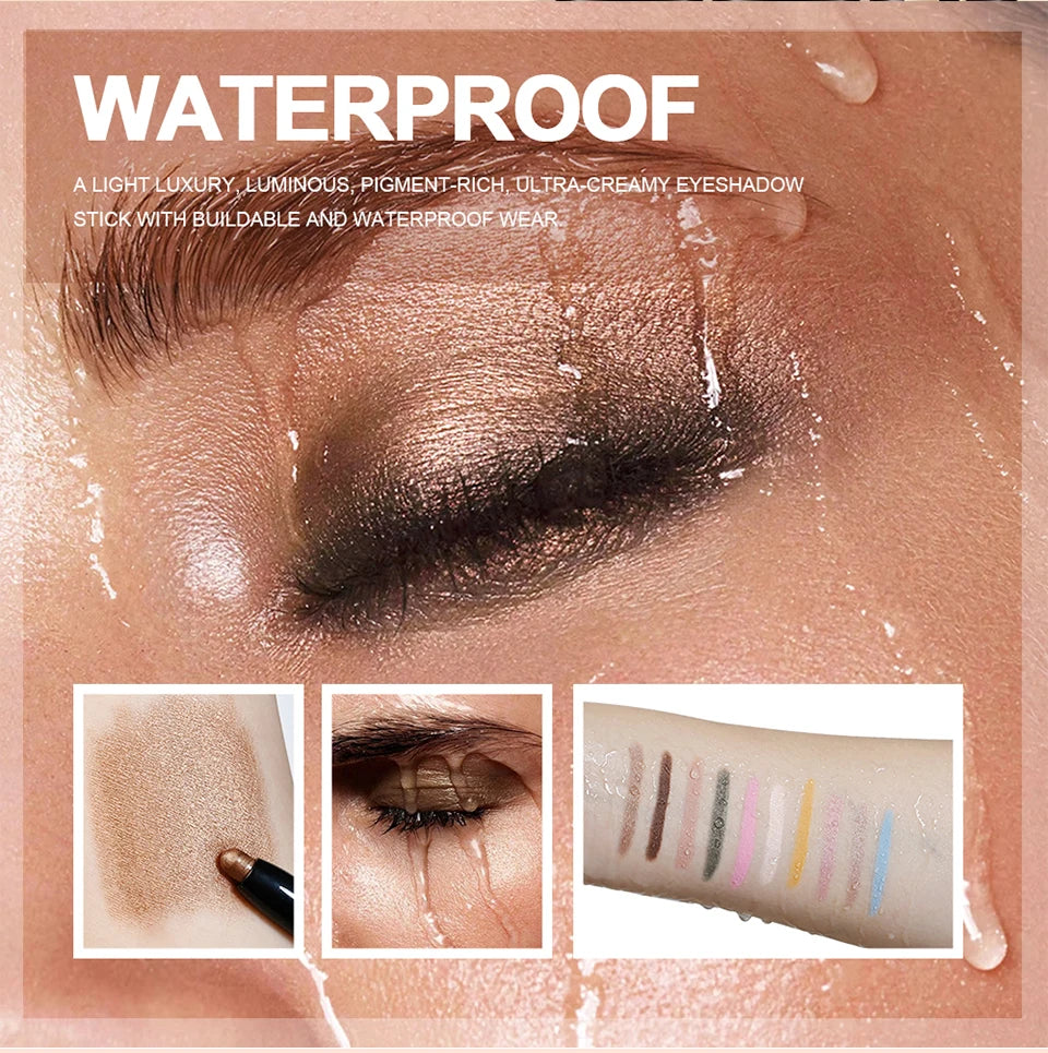 Longwear Waterproof Crease-Proof Eyeshadow Pencil Stick