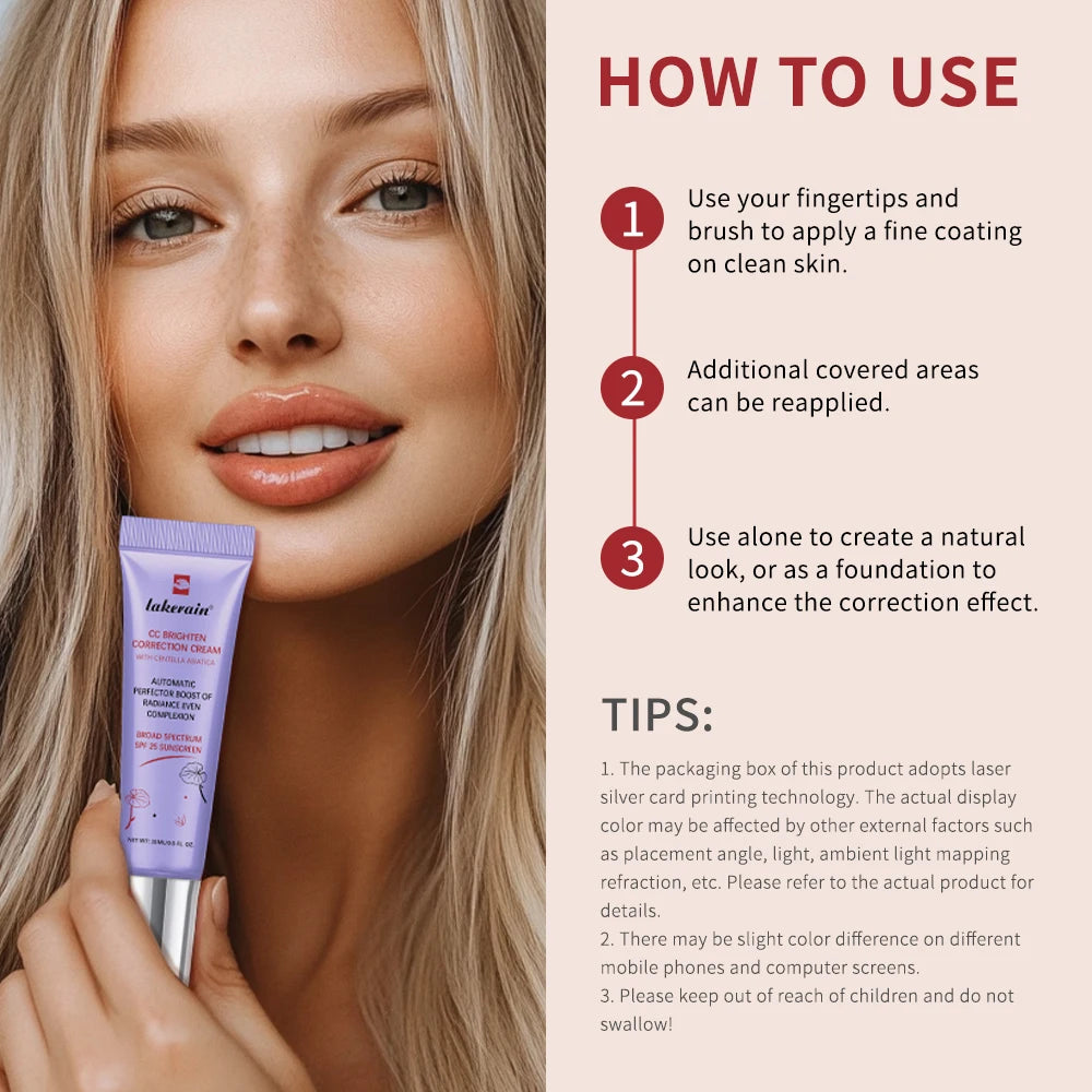 Color-Correcting CC Face Foundation Cream