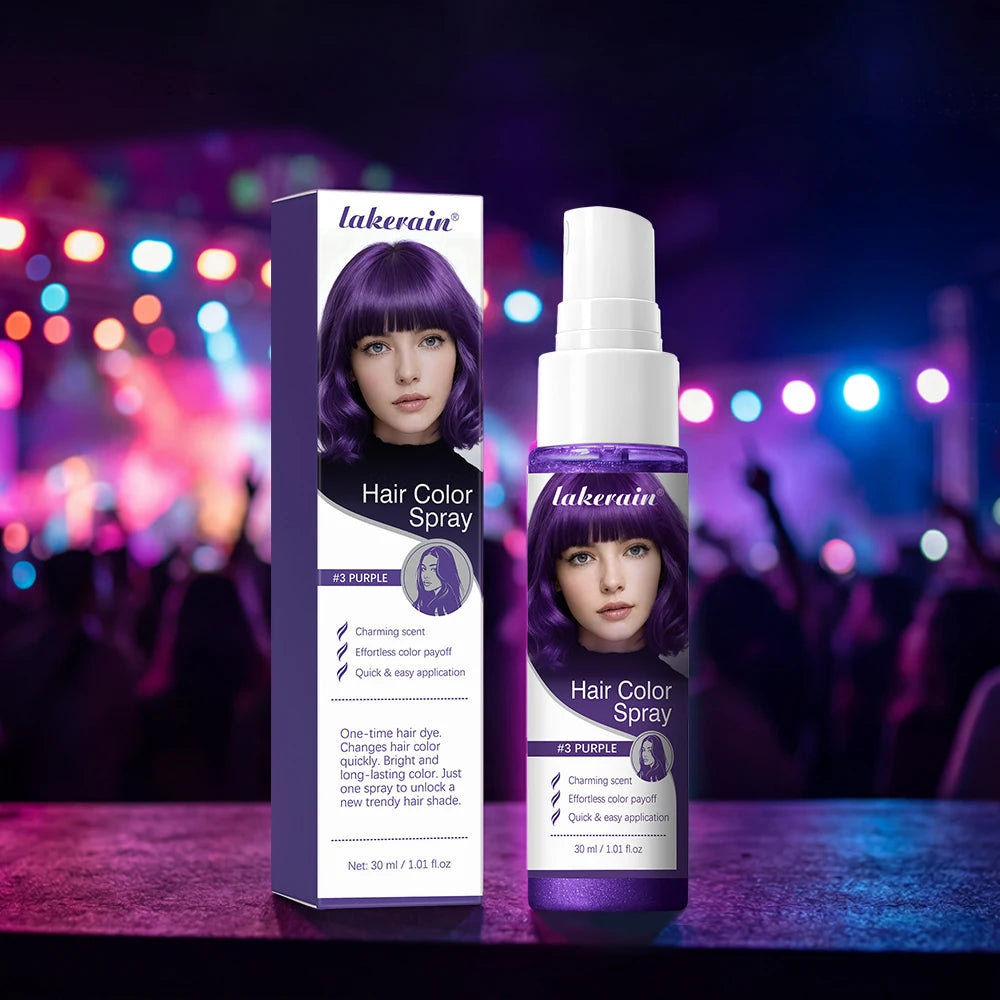 Temporary Washable Hair Color Spray for Parties and Styling