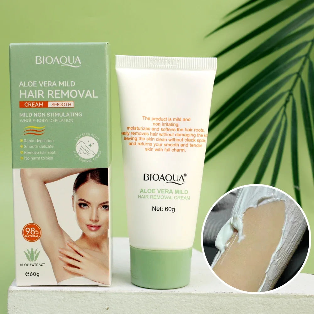 Painless Gentle Hair Removal Cream for Sensitive Skin